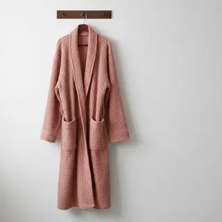 Țesătură din bumbac waffle blush