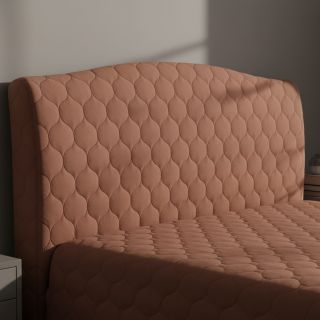 Material textil matlasat Round old rose