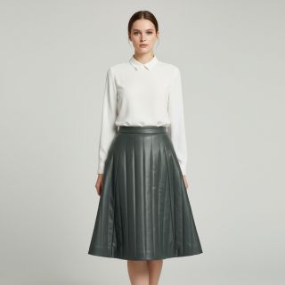 Material textil matlasat Classic army green