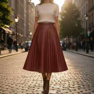 Material textil matlasat Classic terracotta