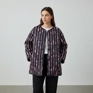 Material textil matlasat VELVET Stripes navy
