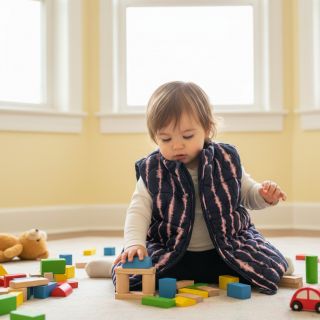 Material textil matlasat VELVET Stripes navy