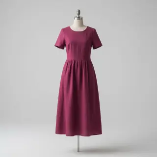 In prespălat STONEWASHED PREMIUM bordeaux