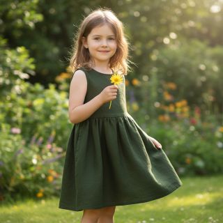 In prespălat 170 g army green