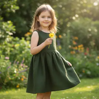 In prespălat 170 g army green