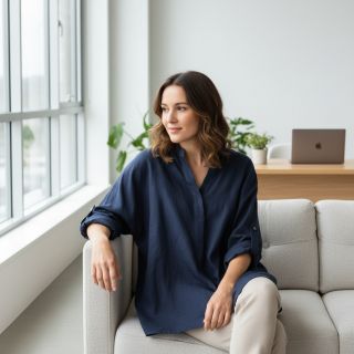 In prespălat 170 g navy