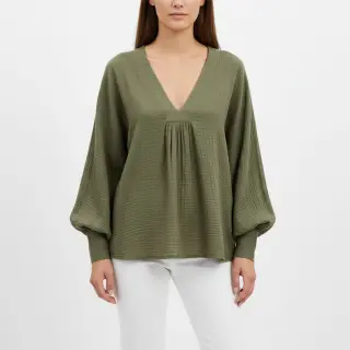 Mușelină dark moss green