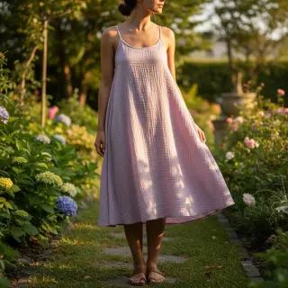 Mușelină soft lilac ORGANIC
