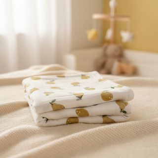 Mușelină Pears design B digital print