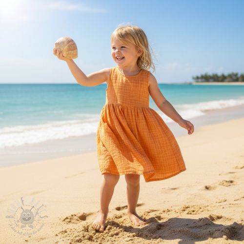 Mușelină Vintage orange