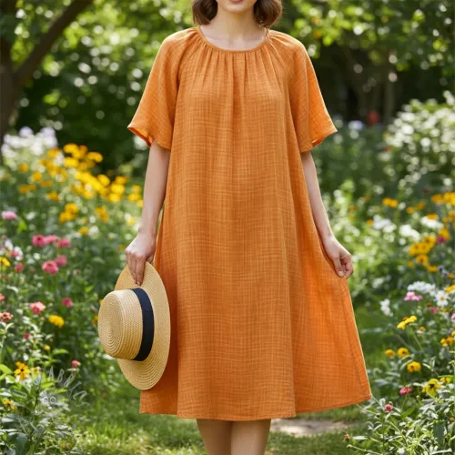 Mușelină Vintage orange