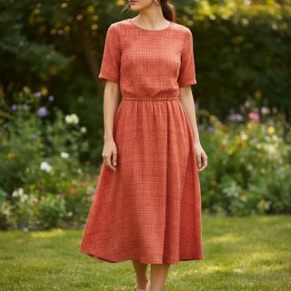 Mușelină Vintage red