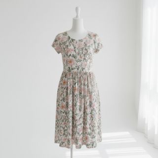 Mușelină Bunches of flowers digital print