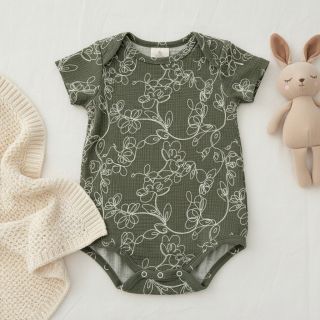 Mușelină EMBROIDERY Climbing flowers pickle