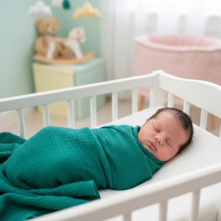 Mușelină dark teal