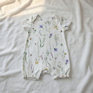 Mușelină French flowers natural digital print