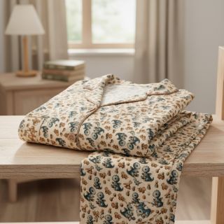 Mușelină Baby dino design B digital print