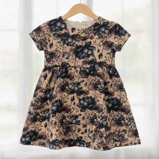 Mușelină Dreamy flowers design B digital print