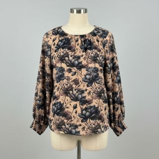 Mușelină Dreamy flowers design B digital print