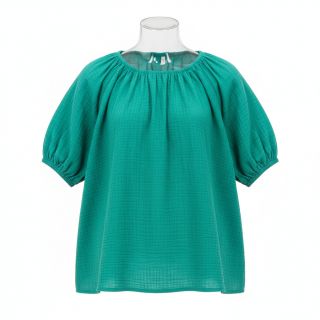 Mușelină dark teal ORGANIC