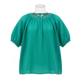 Mușelină dark teal ORGANIC