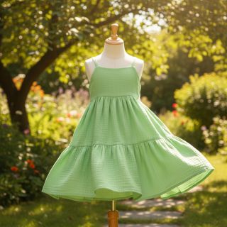 Mușelină light lime ORGANIC