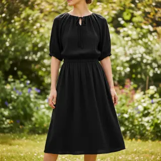 Mușelină black ORGANIC