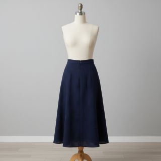 Mușelină EMBROIDERY Flowers navy