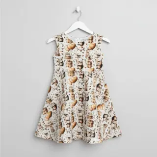 Mușelină Cuties design D digital print