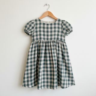 Mușelină Double sided CHECKS MINI cyan