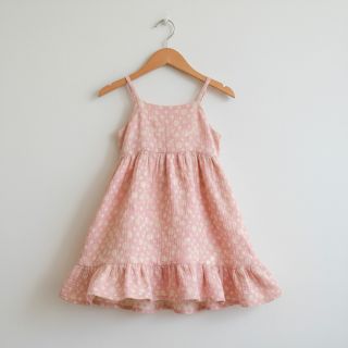 Mușelină JACQUARD Dots pink