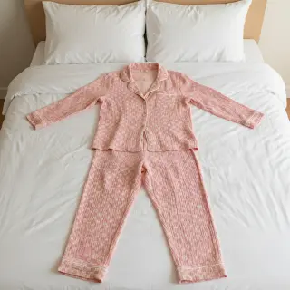 Mușelină JACQUARD Dots pink