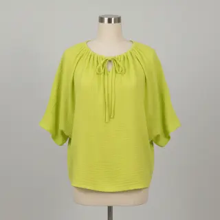 Mușelină NEON YELLOW ORGANIC