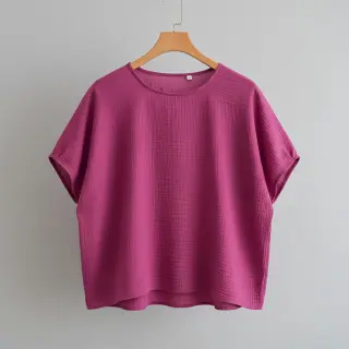 Mușelină cerise ORGANIC