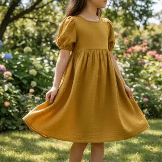 Mușelină gold ORGANIC