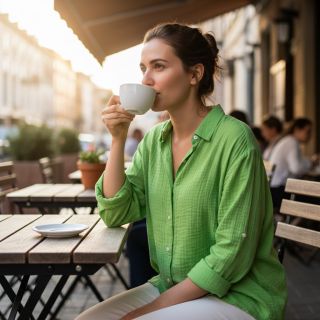 Mușelină neon lime