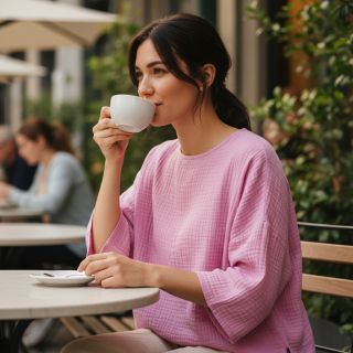 Mușelină light pink