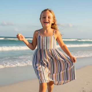 Mușelină yarn dyed Stripe purple