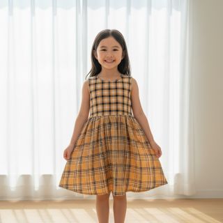 Mușelină Double sided CHECKS multicolour brown