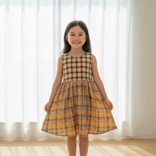 Mușelină Double sided CHECKS multicolour brown