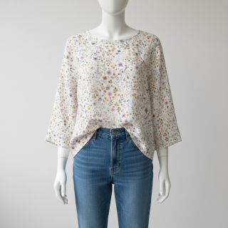 Mușelină Lovely meadow white