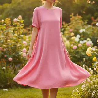 Mușelină pink