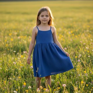 Mușelină cobalt ORGANIC