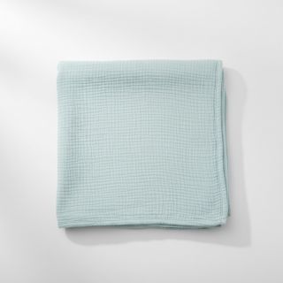 Mușelină baby blue ORGANIC