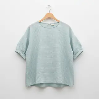 Mușelină baby blue ORGANIC