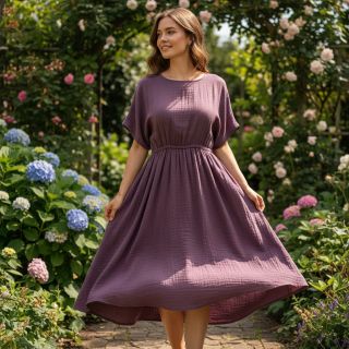 Mușelină aubergine