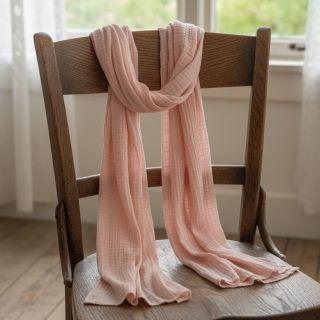 Mușelină light salmon ORGANIC