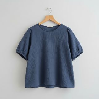 Mușelină jeans blue ORGANIC