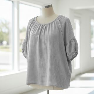 Mușelină light grey ORGANIC