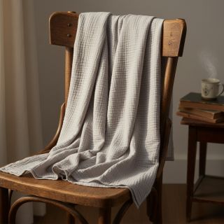 Mușelină light grey ORGANIC